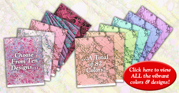 Choose from then designs, a total of 82 colors!