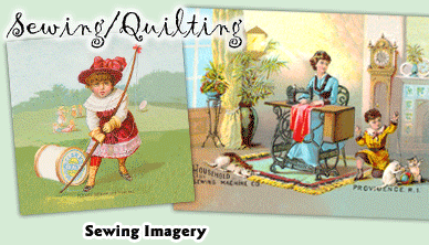 Vintage Sewing Imagery Downloadables