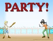 Pirates Ahoy! Party Sign - Downloadable